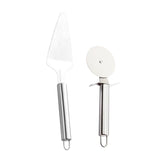 2pcs Professional Pizza Cutter Wheel Pizza Shovel Tools Kitchen Baking Pastry Spatulas
